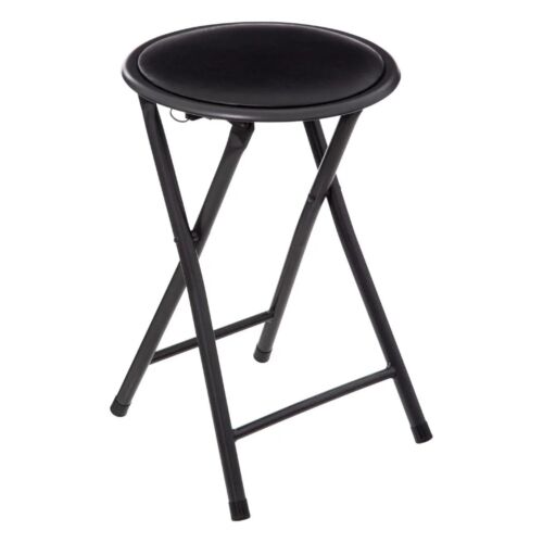 5five Folding Side Stool - Black - Picture 1 of 1