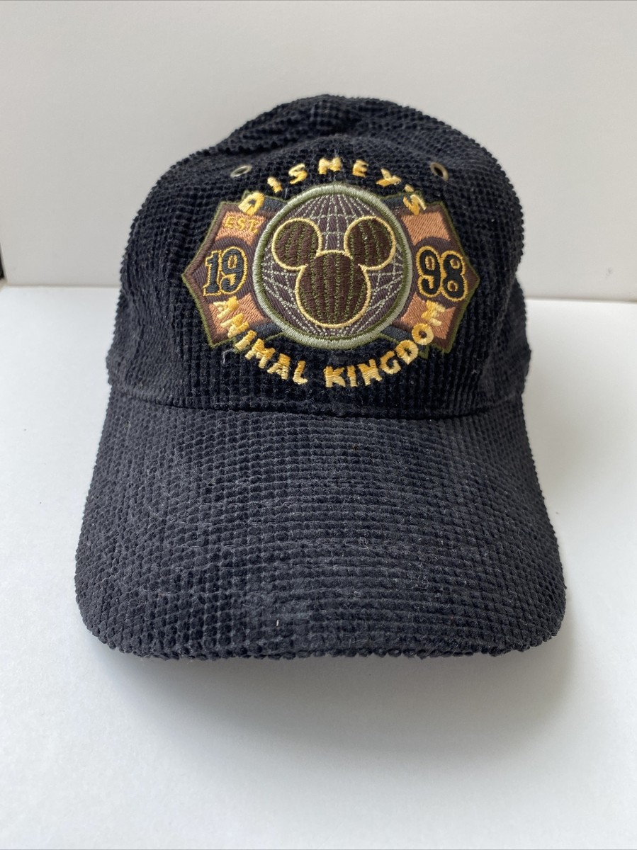 EUC 1998 Walt Disney World Animal Kingdom Baseball Cap Black