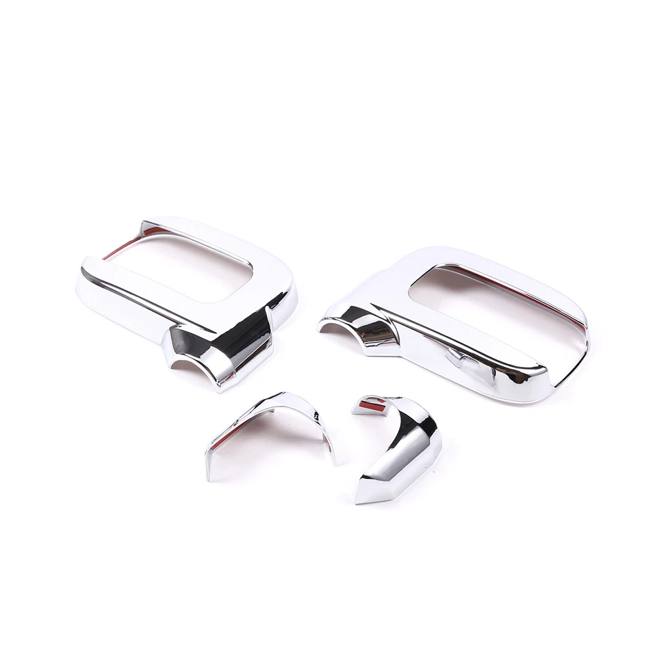 SIDE DOOR MIRROR COVER TRIMS MOULDING CHROME FIT FOR 2003- 09 HUMMER H2 SUV SUT — 第 3/4 张图片