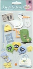 Jolee's Boutique Large 3D Stickers BRINGING BABY HOME 66996 Fast FREE Shipping!