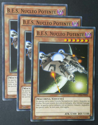 Spielset 3X B.E.S. POWER CUCLEO Common auf Italienisch OP04-IT016YUGIOH