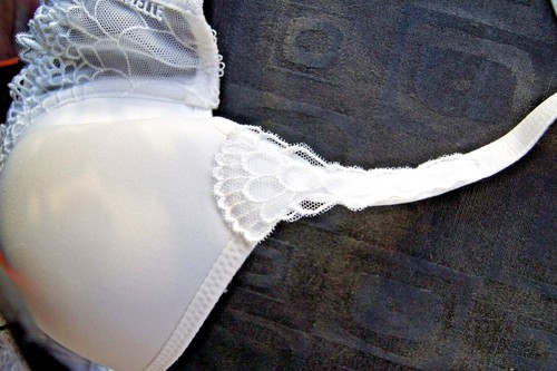Chantelle White Icone Moulded 3D Fabric Multiway T Shirt Bra - 第 7/11 張圖片