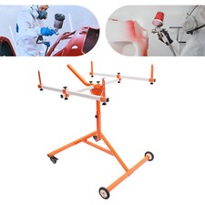 Movable Automotive Paint Booth 180 Rotatable Multifunction Paint Stand Orange