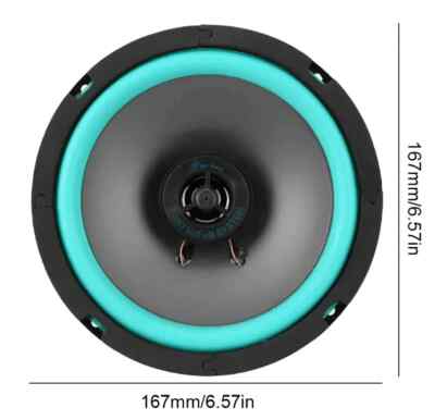 80W 4R 2 Wege FULL RANGE LAUTSPRECHER - 80 Watt 4 Ohm - 167mm - 6,5 Zoll