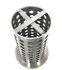 Perforated Flask 4" x 9-1/2" Casting Flask Vacuum Casting Stainless 1/8" Wall
