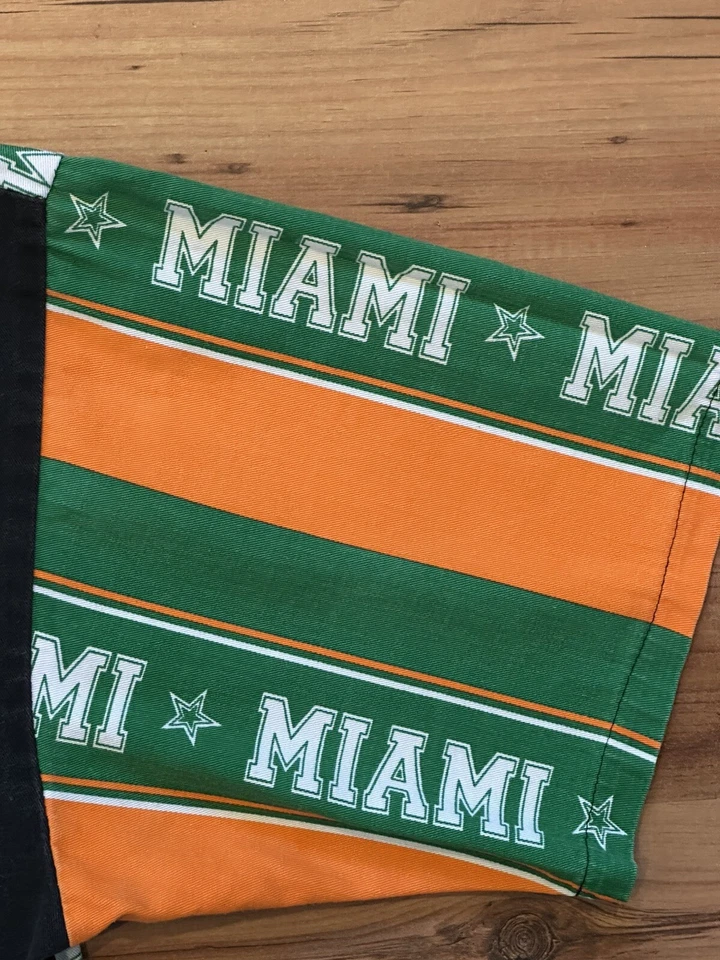 Vintage Miami Hurricanes Baseball Shirt Button Up, Size L - Image 2 of 4