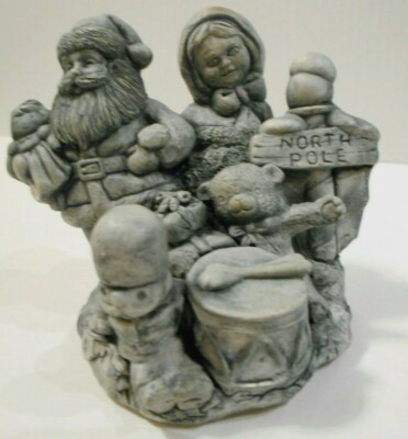 Mt. St. Helen's Volcanic Ash Clay  ''Santa & North Pole ''