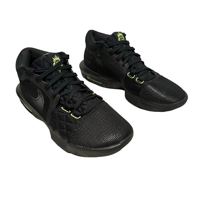 シューズ(男性用) LEBRON WITNESS VIII EP 7.5 Nike Lebron Witness 8 “Black/Volt” Basketball Shoes Men 7.5/Women