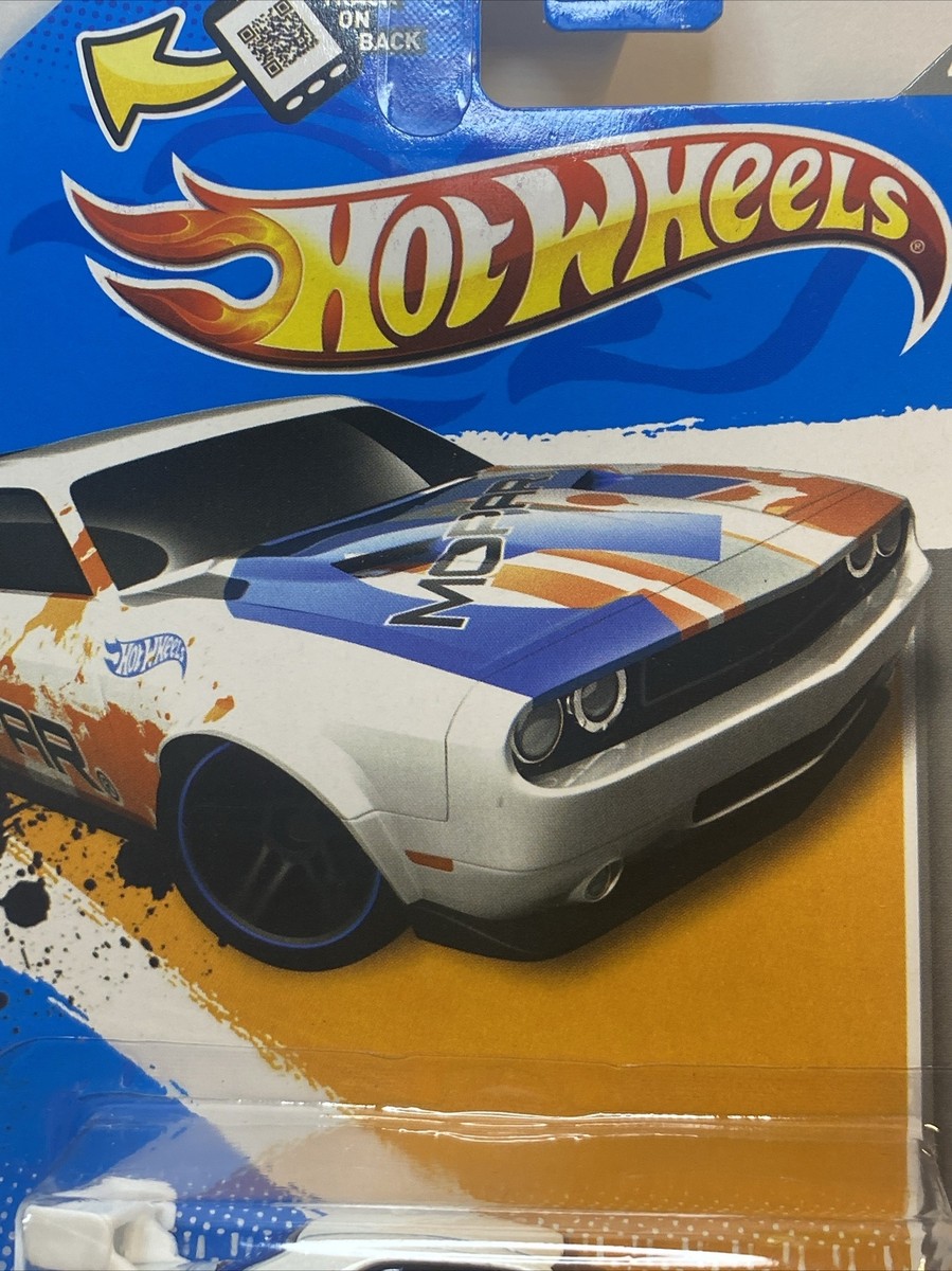 Hot Wheels HW CODE CARS '12 ~ DODGE CHALLENGER DRIFT CAR (White
