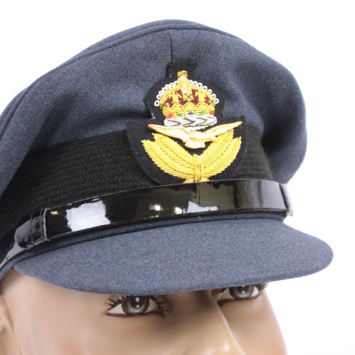 RAF  Air Force ピークドキャップ　放出品 RAF Air Force ピークドキャップ 放出品 Vintage RAF Hat