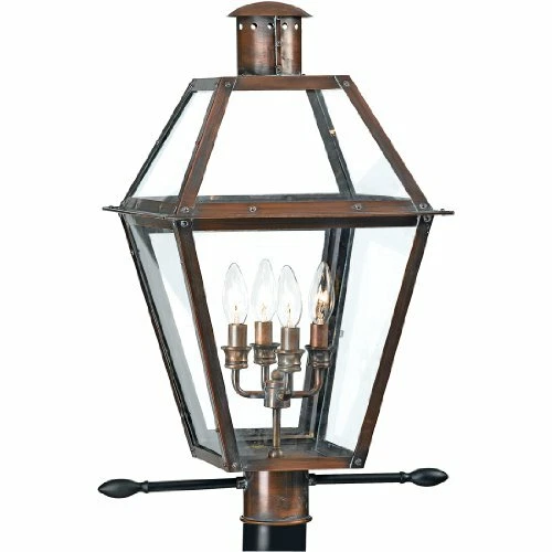 Quoizel RO9014AC 4-Light Rue De Royal Outdoor Lantern in Aged Copper - Picture 1 of 3