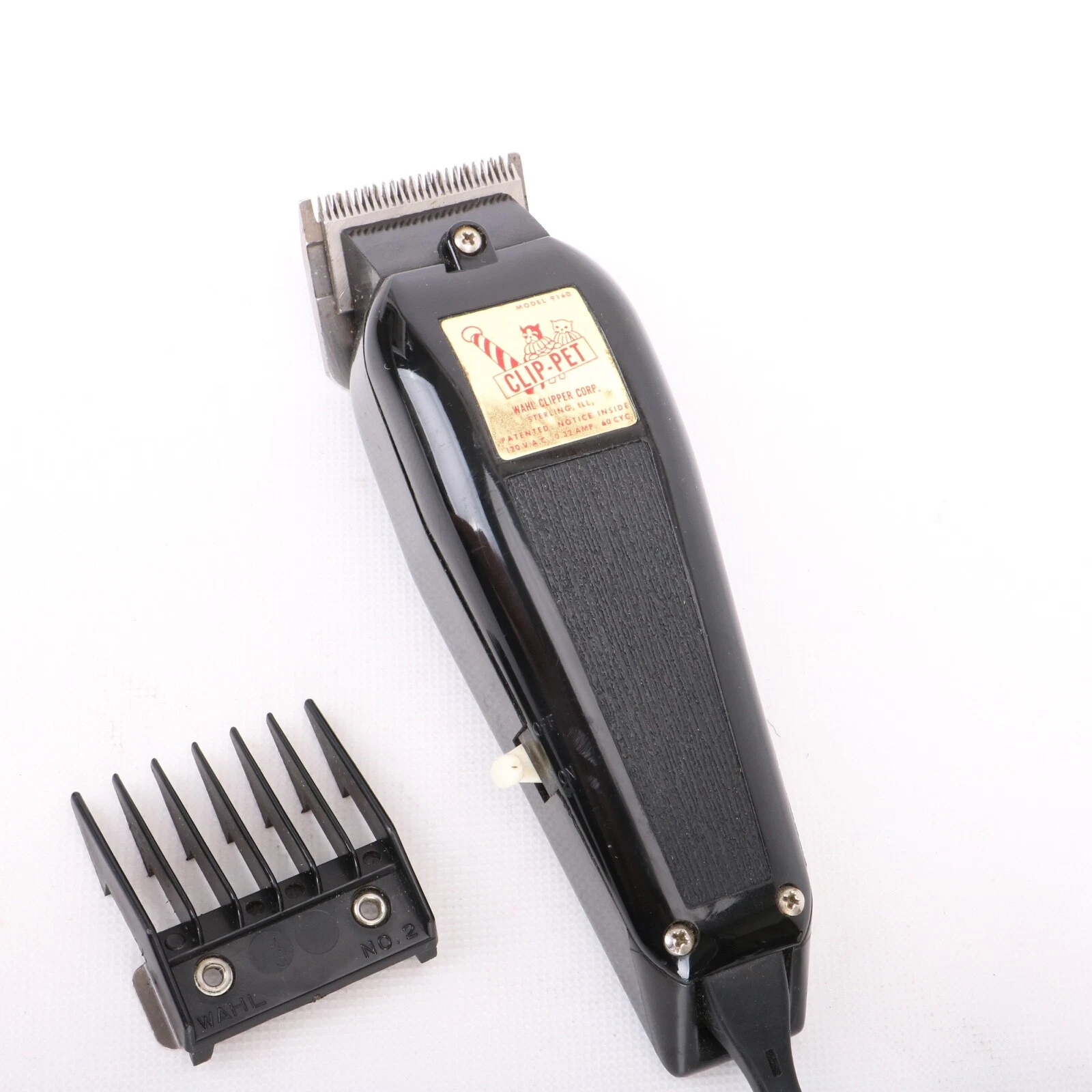 Wahl 9160 Clip-Pet Pet Grooming Groomer Dog Clippers With 1 Guard