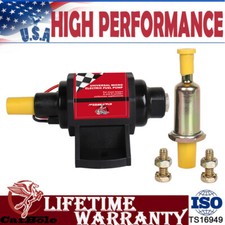 42S Universal Gasoline Micro Electric Fuel Pump Inline 12V 1-2A 28GPH 2-3.5 PSI