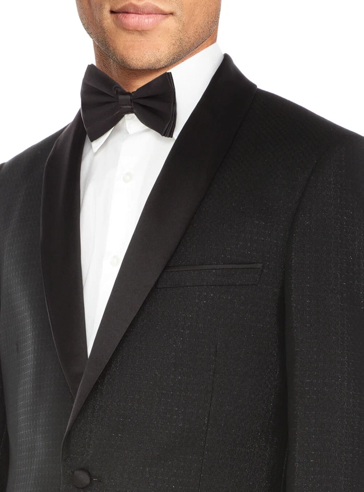 Salvatore Exte Mens One Button Shawl Lapel Tuxedo Suit Set Tux Jacket With Foto 4 de 4