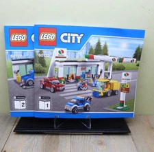 Lego City 60132 Service Station Instruction Manuals Only 2016 Retired