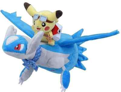 Pokemon Center Limited Pikachu riding on Latios Plush Doll (2019) 42cm ...