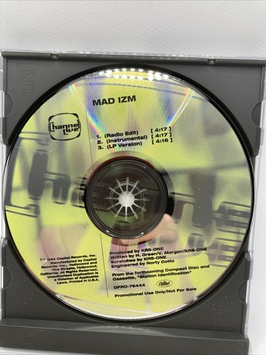 Rare! Promo Channel Live Mad Izm CD Radio Edit Instrumental LP Version - Picture 2 of 3
