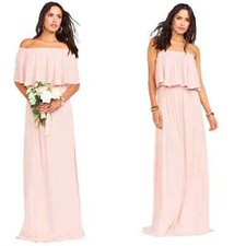 Show Me Your Mumu Hacienda Maxi Dress Blush Medium