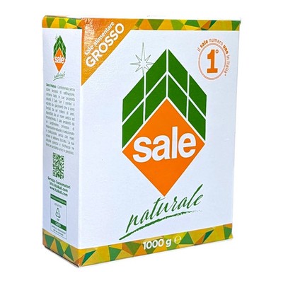 Sale di Sicilia Grosso, grobes Meersalz aus Sizilien 1kg