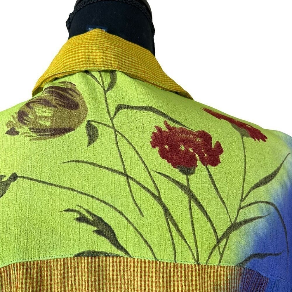 Sacred Threads Multicolor Patchwork Jacket - image 5