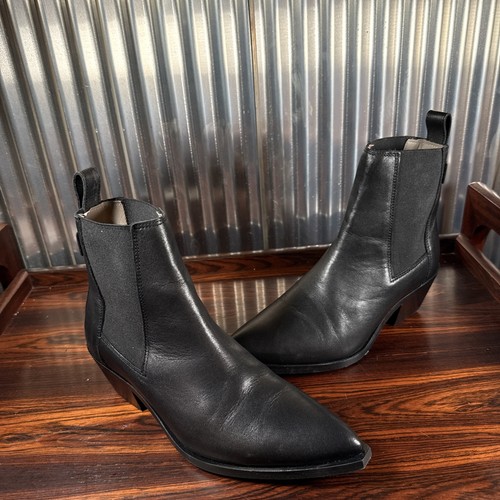 All Saints Ria Black Ankle Womens Boot Size 37/7 Brand New No Box