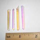 4 A+ BEAUTIFUL 1.4"-1.6" ANGEL AURA QUARTZ CRYSTALS (TREATED IN THE USA) 5.6g *2 — photo 5