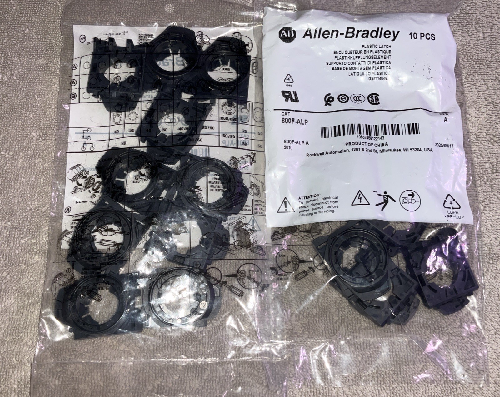 10PCS 800F-ALP New Allen Bradley 22 mm Accessory AB 800F-ALP