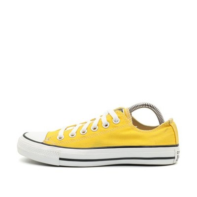 Converse Damen Chuck Taylor All Star Low Sneaker Gelb Textil Niedrig EU 37