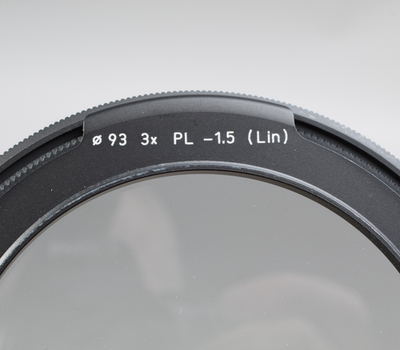 HASSELBLAD 41646 93mm 93 3X PL -1.5 (Lin) POLARIZING FILTER FOR