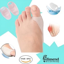 PEDIMEND&trade; Insole Wear Big Toe Bunion Care Pain Relief Silicone Gel Sleeve 1PAIR