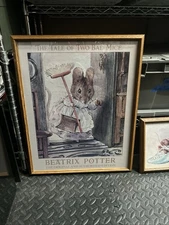 The Tail Of Two Bad Mice By Beatrix Potter Vintage. Framed Print. Rare.