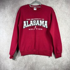 Vintage University of Alabama Roll Tide Crewneck Sweatshirt NCAA S Red Gildan