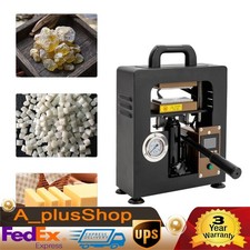 10 Ton Hydraulic Heat Press Machine with Dual 2.4"X4.7" Dab Heated Plates 900W