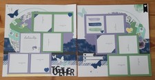 Set of 2 Double page Layouts - 12X12 - Every Little Thing - Scrapattic