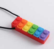 Sensory Chew Necklace for Stimulation and Calming 1pc
