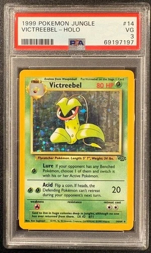 1999 Pokemon Jungle Victreebel #14/64 PSA 3