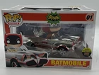 FUNKO POP RIDES BATMAN BATMOBILE TOY TOKYO EXCLUSIVE 2016 SILVER CHROME #01 LE