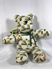 Green Bay Packers Teddy Bear Plush Football Franklin Ball NFL Decor  Ball Toy