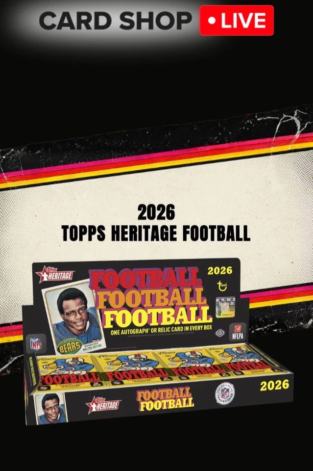 2026 Topps Heritage Football! RELEASE DAY!