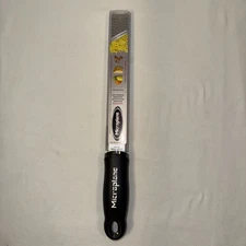 Microplane Premium Classic Series Zester Grater, 18/8, Black