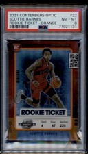 2021-22 Panini Contenders Optic #22 Scottie Barnes Rookies Orange PSA 8 #/49