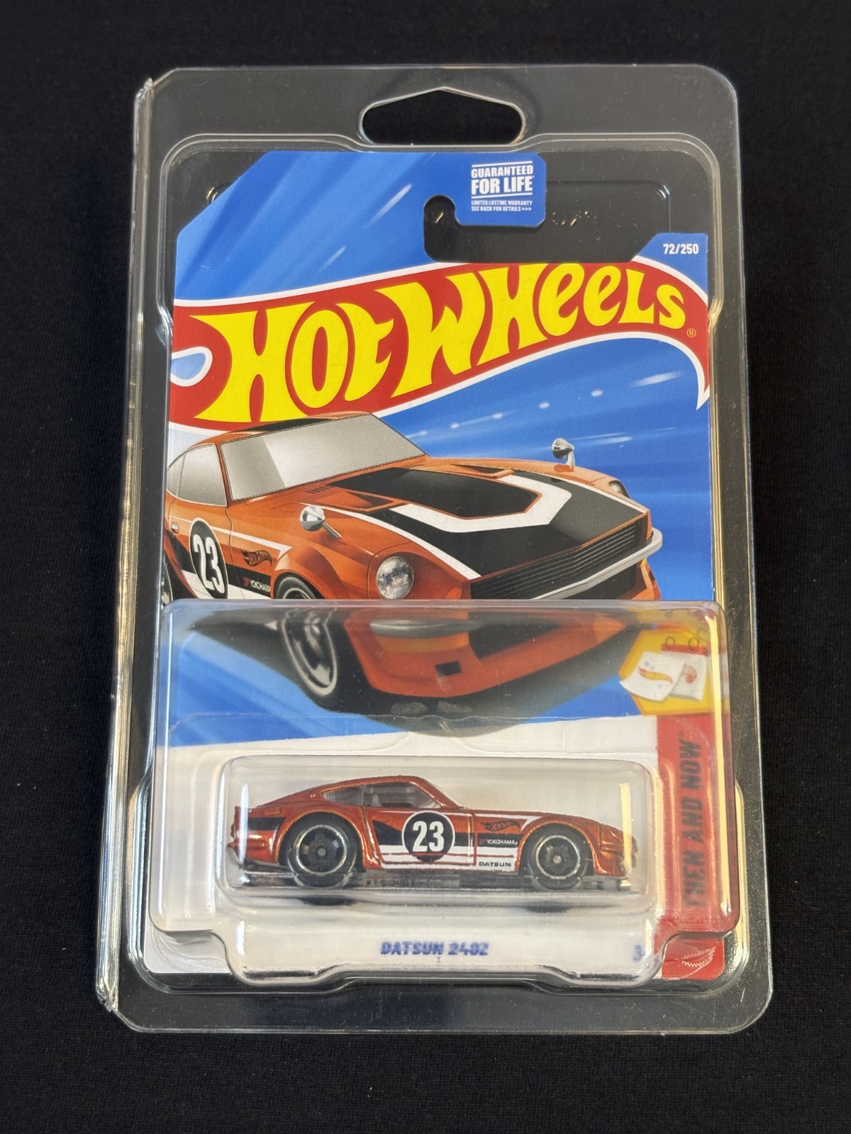 2026 MATTEL HOT WHEELS DATSUN 240Z 72/250 HW THEN & NOW 2/10 W/ PROTECTOR
