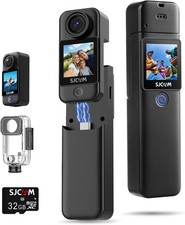 SJCAM C300 Pocket Action Camera 4K,7Hour Power, 6-Axis Stabilization, Dual-Touch
