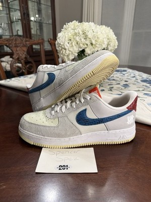 Nike Air Force 1 Low SP Undefeated 5 On It Dunk Vs AF1 Grey/Imperial Blue SZ 13