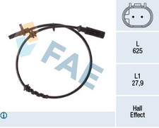 78267 FAE sensor, wheel speed rear axle for Fiat Opel 131633 new
