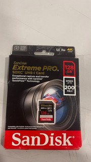 Sandisk Extreme pro SDXC card 128GB