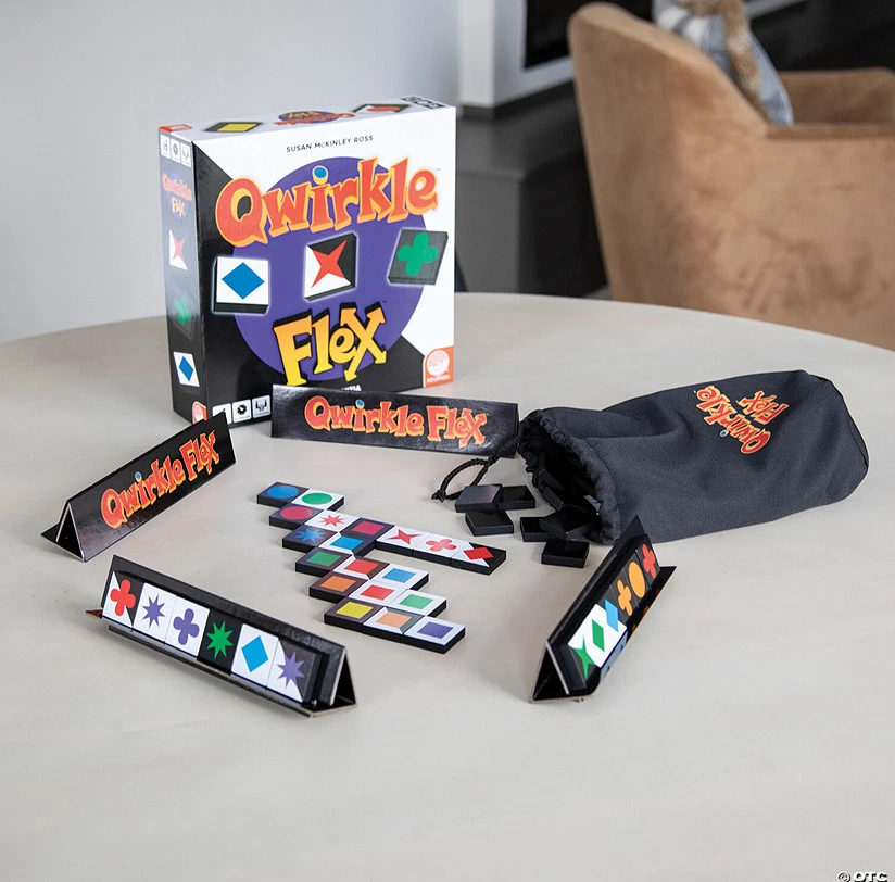 Qwirkle Board Game FLEX, 2 to 4 players, Includes 108 Flex tiles - Image 2 of 3