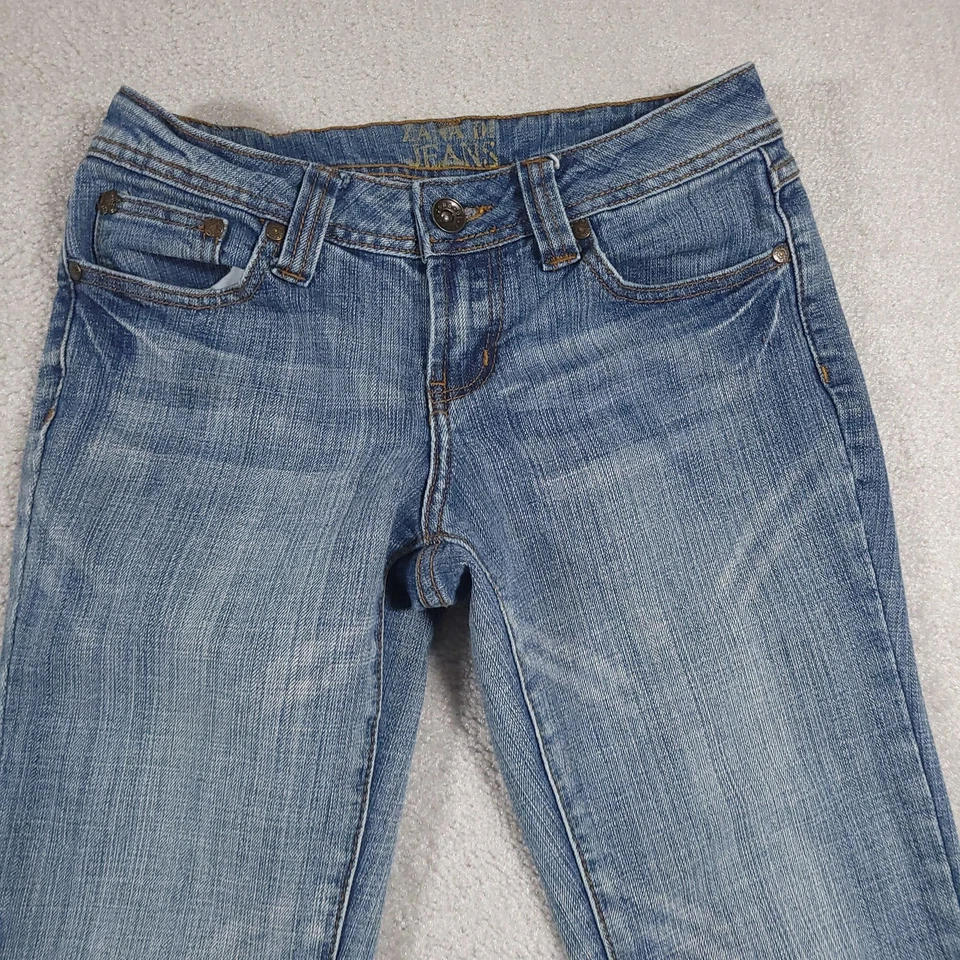 Женские джинсы Zana Di 7 синие эластичные со средней посадкой 78% хлопок 21% полиэстер - Изображение 3 из 4