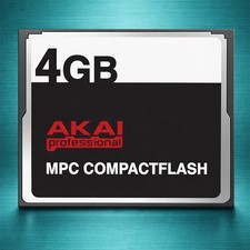 Scheda CF AKAI 4 GB CompactFlash MPC 4000, 5000, MPC 1000 & MPC 2500 (richiesto JJOS)