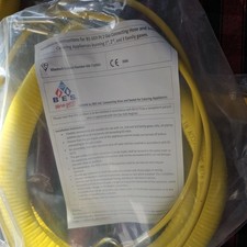 3/4 X 1500mm GAS M8 Braided Cater Hose BES